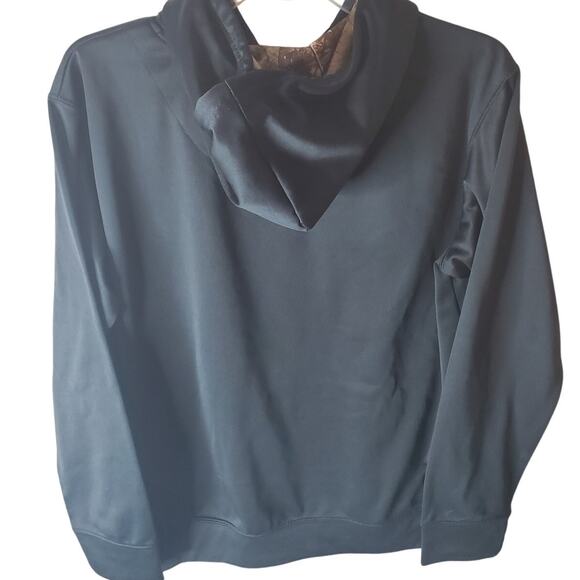 Realtree Black Hoodie with Pink Camo Logo, Large - Picture 3 of 5